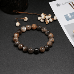 Bracelet en Pierre de Soleil Noire | Lithothérapie Stéphanie