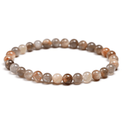 Bracelet en Pierre de Soleil Noire 6MM | Lithothérapie Stéphanie