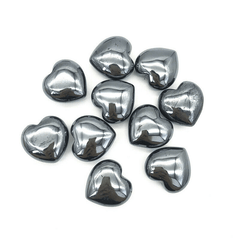 Coeur en Pierre Hématite | Lithothérapie Stéphanie