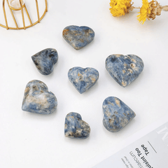 Coeur en Cyanite Bleue | Lithothérapie Stéphanie