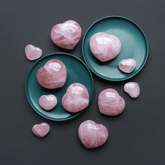 Coeur en Quartz Rose | Lithothérapie Stéphanie