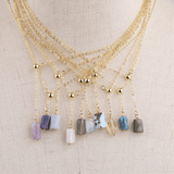 Collier Chaîne en Pierres Naturelles | Lithothérapie Stéphanie