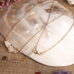 Collier Chips en Pierre Citrine | Lithothérapie Stéphanie