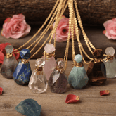 Collier Diffuseur de Parfum en Pierre Naturelle