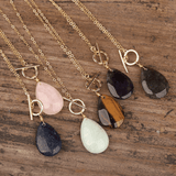 Collier Goutte en Pierre Naturelle