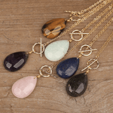 Collier Goutte en Pierre Naturelle