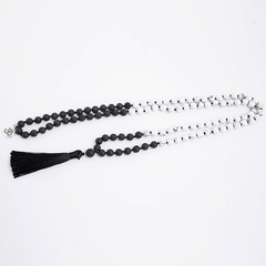 Mala en Howlite et Pierre de Lave | Lithothérapie Stépahnie