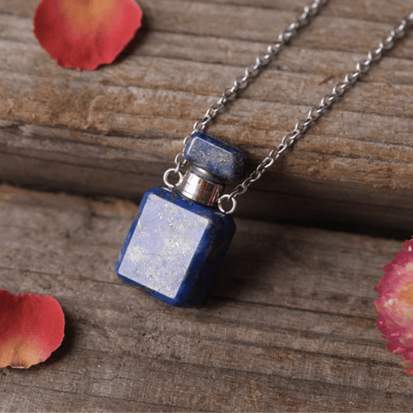 Collier Parfum en Lapis Lazuli | Lithothérapie Stéphanie
