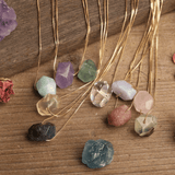 Collier en Pierre Naturelle Polie | Lithothérapie Stéphanie