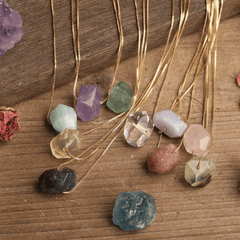 Collier en Pierre Naturelle Polie | Lithothérapie Stéphanie