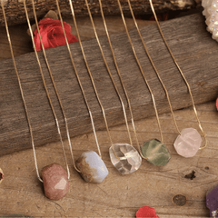 Collier en Pierres Naturelles Polies | Lithothérapie Stéphanie