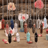 Collier Pointe en Pierre Naturelle | Lithothérapie Stéphanie