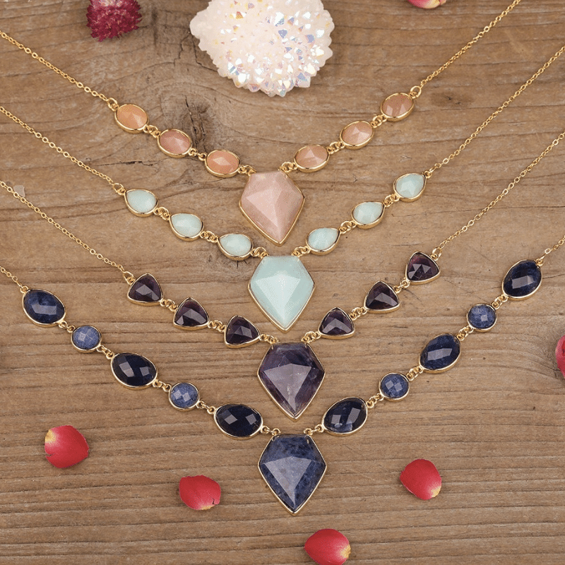 Collier Princesse en Pierre Naturelle | Lithothérapie Stéphanie