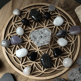 Fleur de Vie en Bois pour Recharger les Pierres | Lithothérapie Stéphanie