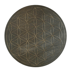 Fleur de Vie en Chêne Naturel | Lithothérapie Stéphanie