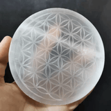 Fleur de Vie en Sélénite | Lithothérapie Stéphanie