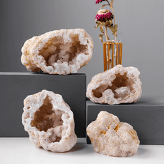 Géode de Cristal de Roche | Lithothérapie Stéphanie