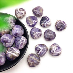 Coeur en Améthyste Naturelle | Lithothérapie Stéphanie