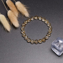 Bracelet en Quartz Rutile | Lithothérapie Stéphanie