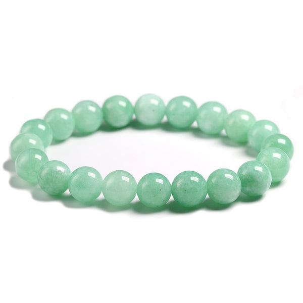 Bracelet en Jade Vert 10MM | Lithothérapie Stéphanie