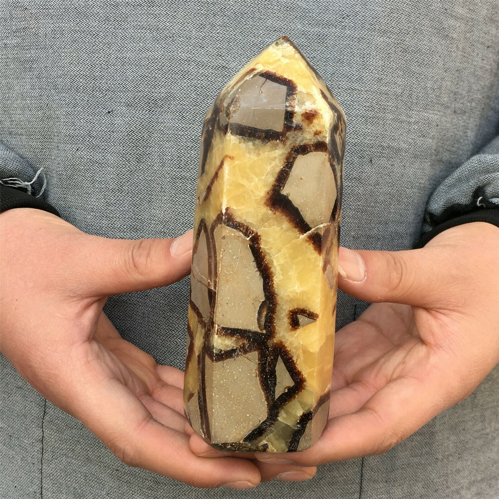 Pointe en Septaria | Lithothérapie Stéphanie