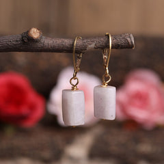 Boucles d'Oreilles en Kunzite