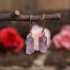 Boucles d'Oreilles en Améthyste
