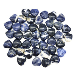 Coeur en Pierre Sodalite | Lithothérapie Stéphanie