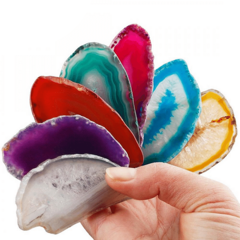 Petite Tranche d'Agate | Lithothérapie Stéphanie