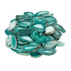 Petite Tranche d'Agate Verte | Lithothérapie Stéphanie
