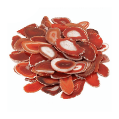 Petite Tranche d'Agate Rouge | Lithothérapie Stéphanie