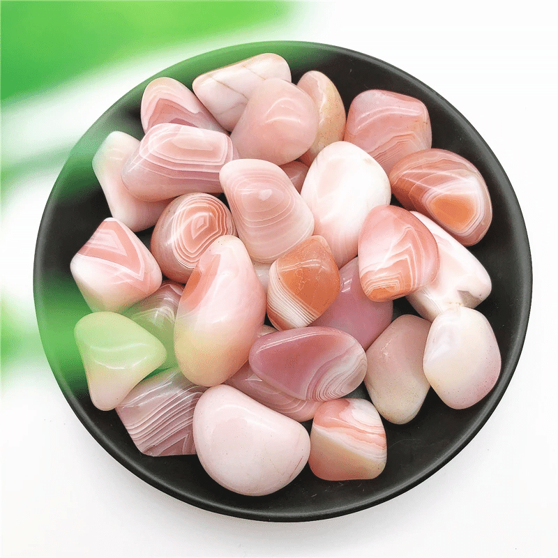 Pierre Roulée | Agate Botswana | Lithothérapie Stéphanie