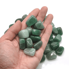 Pierre Roulée Aventurine Verte | Lithothérapie Stéphanie