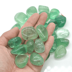 Pierre Fluorite Verte Roulée | Lithothérapie Stéphanie