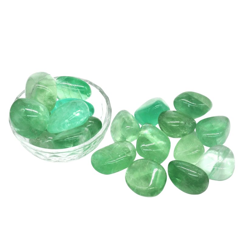 Pierre Roulée | Fluorite Verte | Lithothérapie Stéphanie