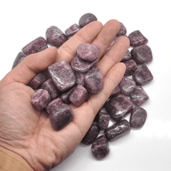 Pierre Lépidolite Roulée | Lithothérapie Stéphanie