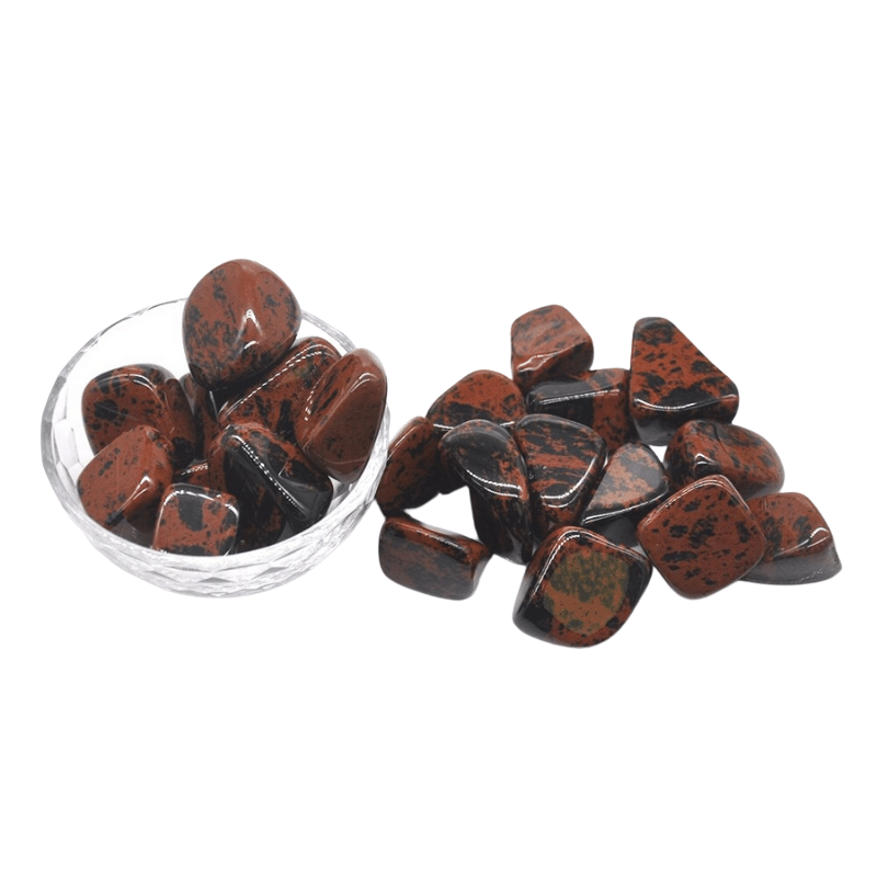 Pierre Roulée | Obsidienne Acajou | Lithothérapie Stéphanie