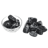 Pierre Roulée Obsidienne Neige