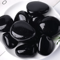 Pierre Roulée | Obsidienne | 100g | Lithothérapie Stéphanie