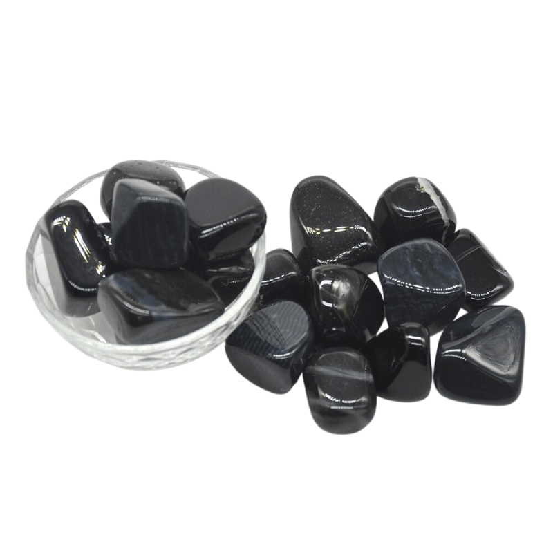 Pierre Roulée | Onyx Noir | Lithothérapie Stéphanie