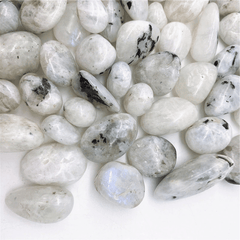 Pierre Roulée | Pierre de Lune | 50g | Lithothérapie Stéphanie