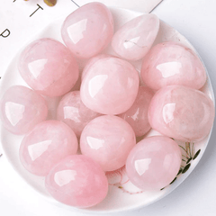 Pierre Roulée | Quartz Rose | 100g | Lithothérapie Stéphanie