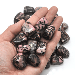 Pierre Rhodonite Roulée | Lithothérapie Stéphanie
