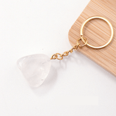 Porte-Clés en Cristal de Roche | Lithothérapie Stéphanie