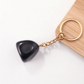 Porte-Clés en Obsidienne | Lithothérapie Stéphanie