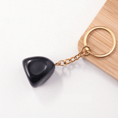 Porte-Clés en Obsidienne | Lithothérapie Stéphanie