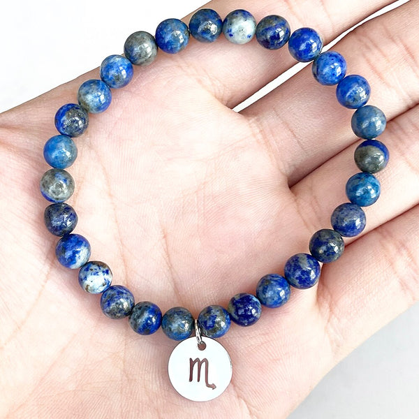 Bracelet Zodiaque Lapis Lazuli | Lithothérapie Stéphanie