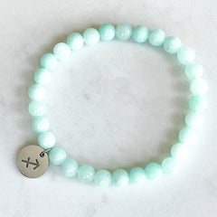 Bracelet Zodiaque en Aigue Marine