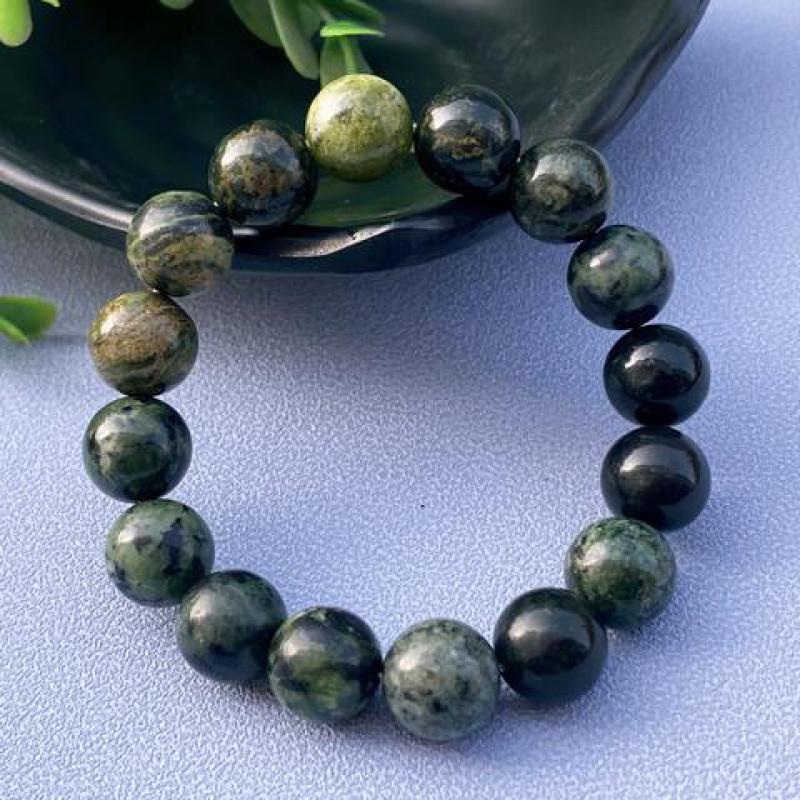 Bracelet en Serpentine | Lithothérapie Stéphanie