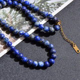 Collier Ras du Cou en Pierre Lapis Lazuli | Lithothérapie Stéphanie